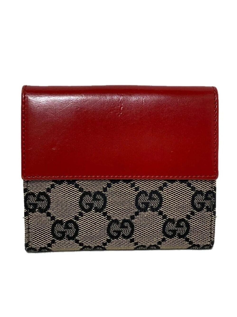 Authentic GUCCI Jackie GG Pattern Jacquard Leather Wallet br176-112025 - Picture 2 of 8